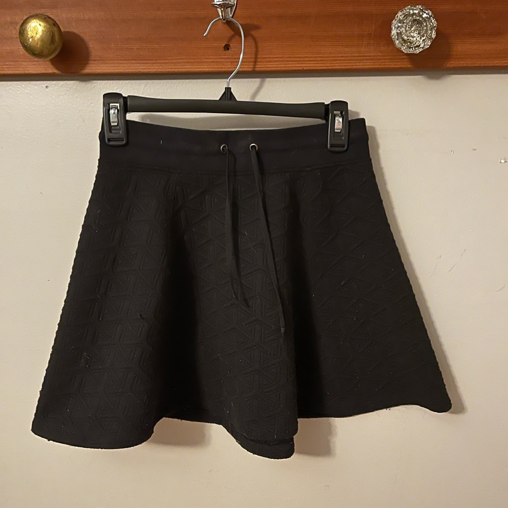 Aiko Quilted Black skirt